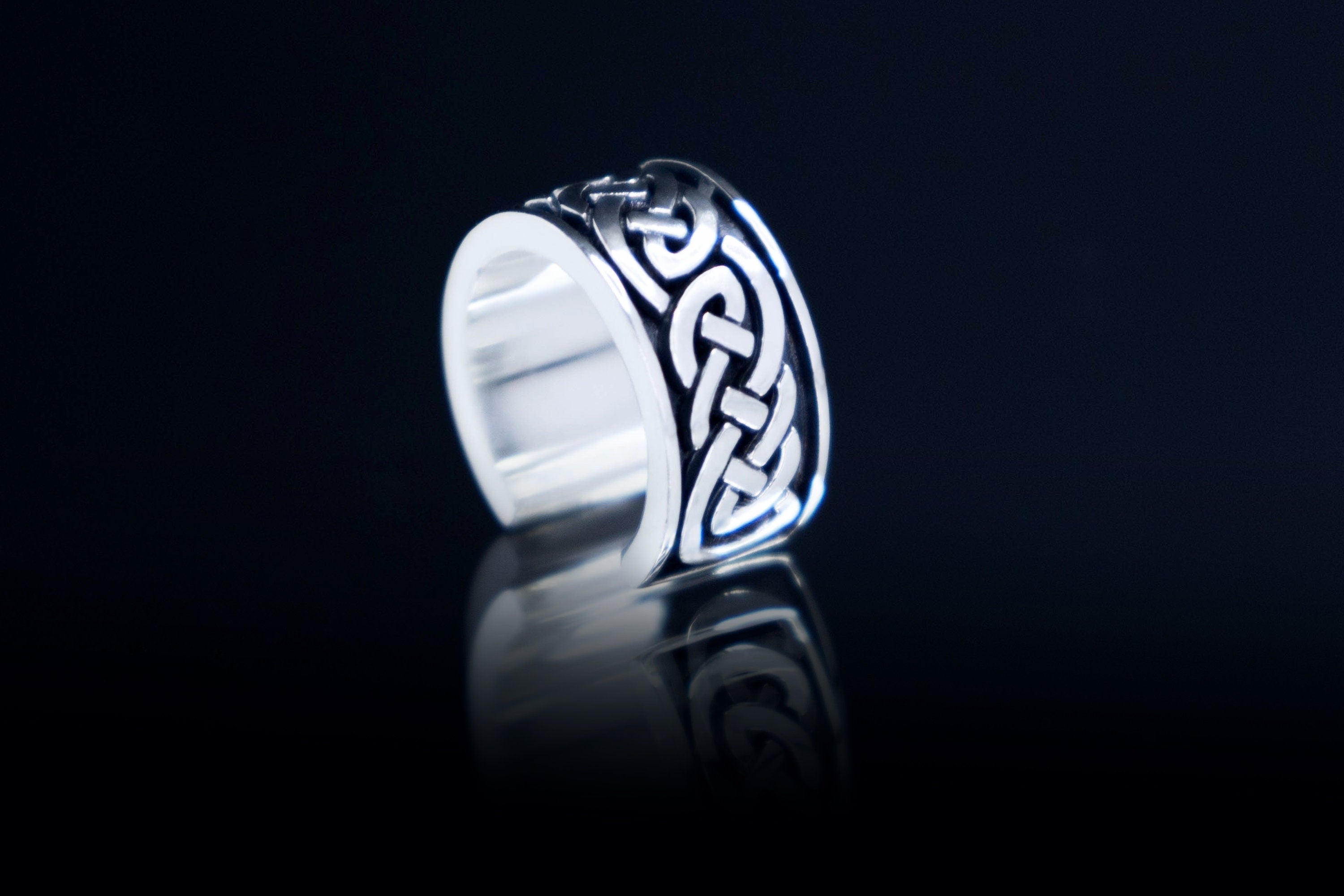 Celtic ear cuff shown Handmade sterling silver