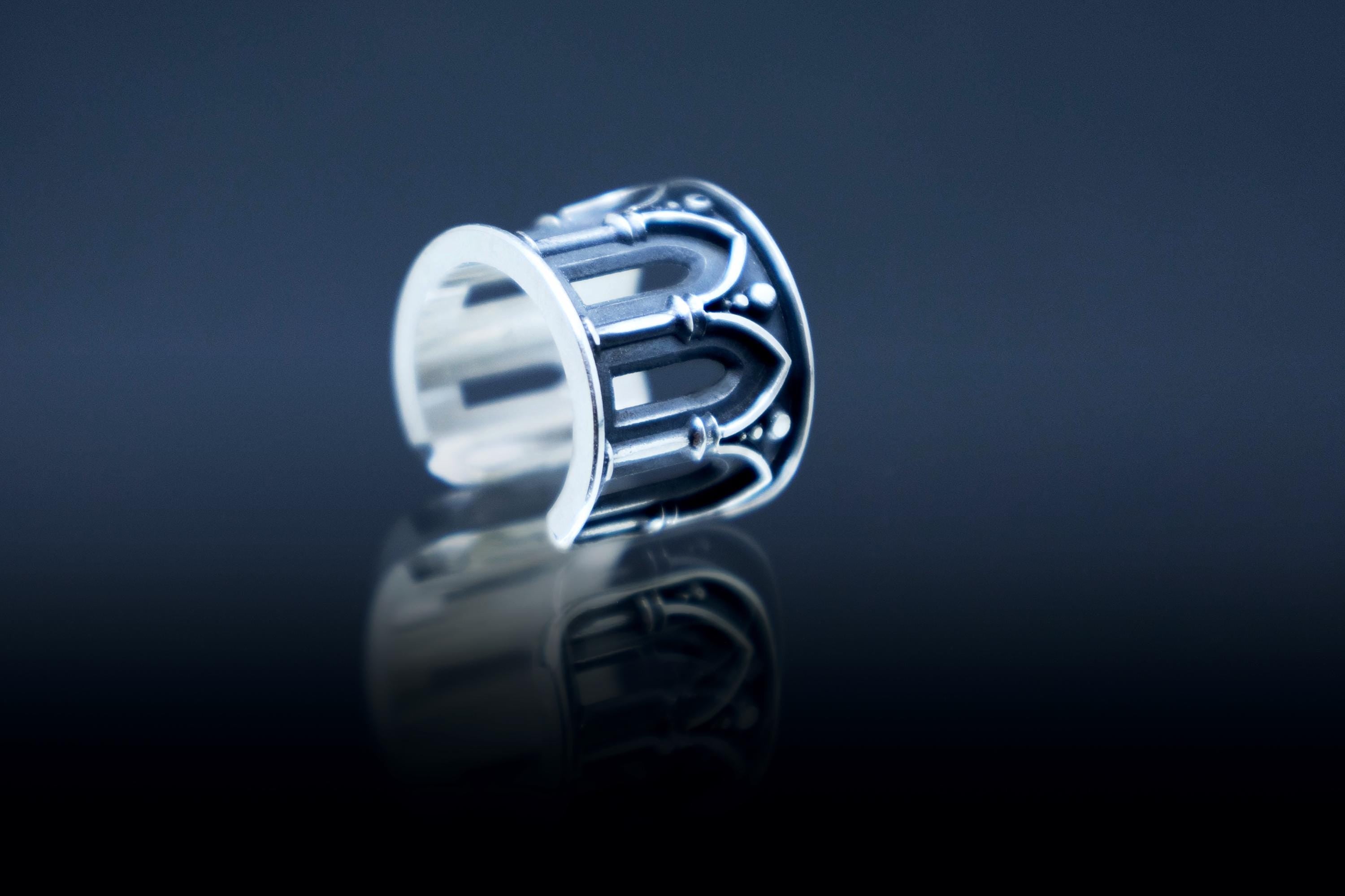 medieval arch ear cuff no piercing earring