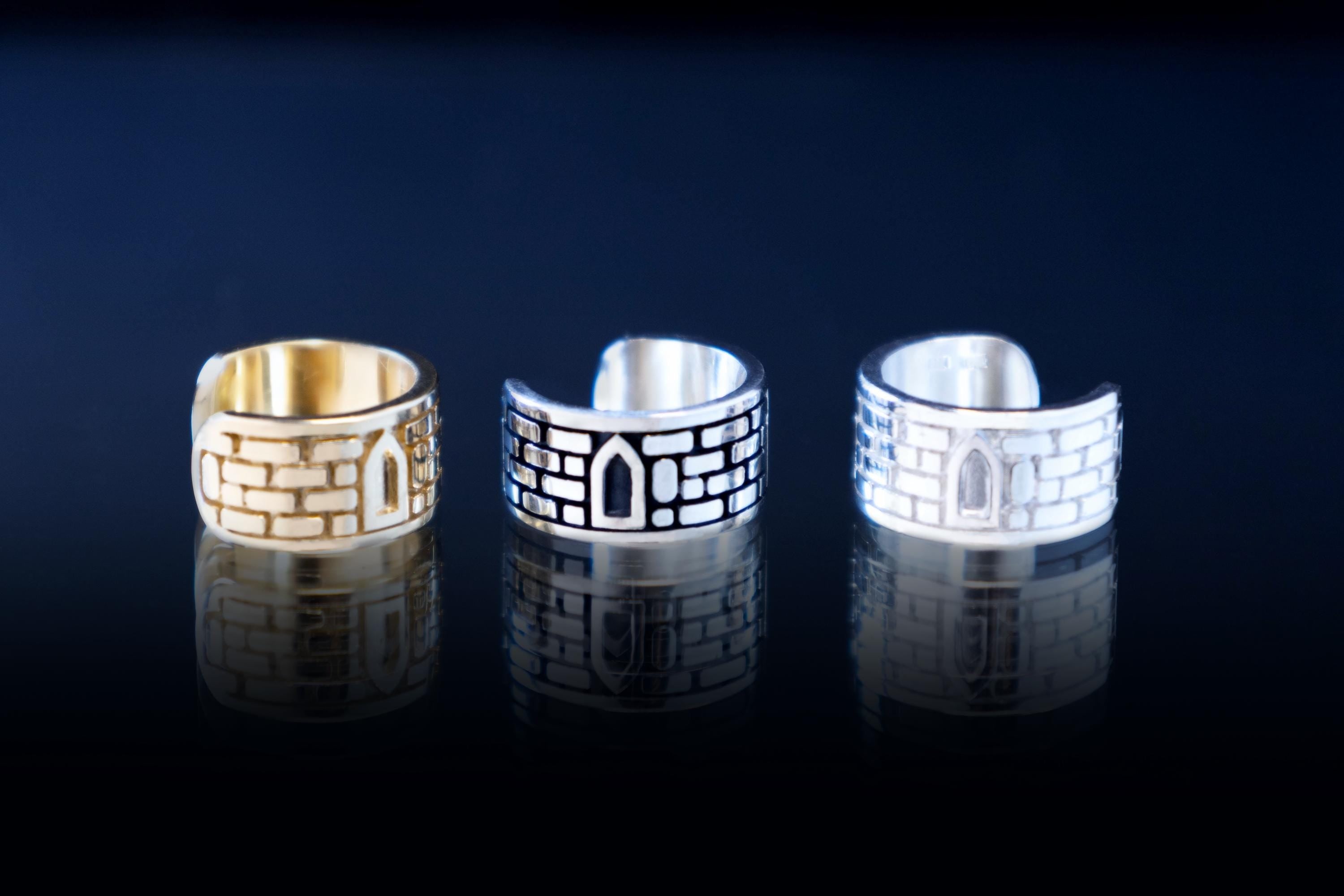 Gold platen silver no piercing ear cuffs - 3 different color