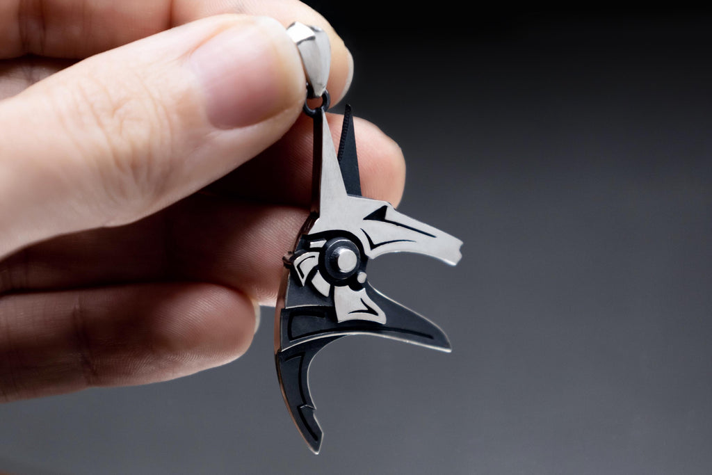 Anubis Silver Pendant,  Egypt inspired Talisman