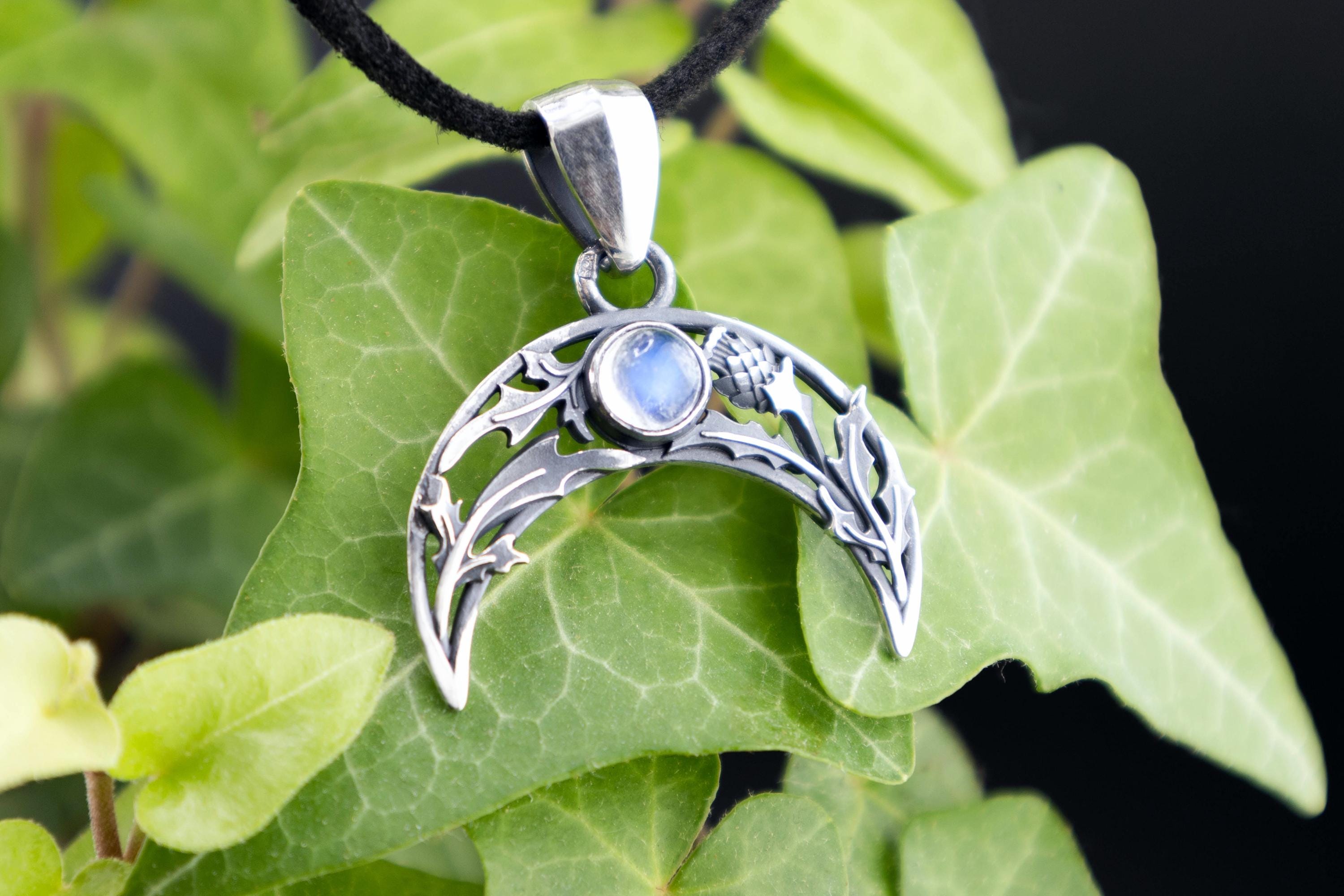botanical lunar jewelry silver