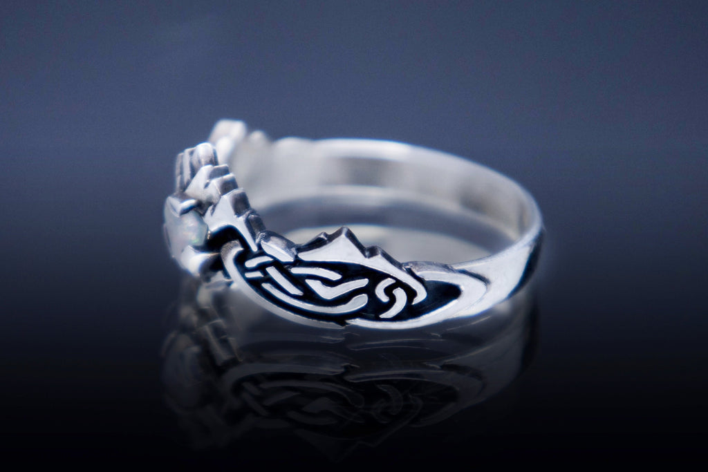 Misty mountain inspired Sterling silver 